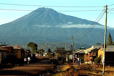 Mt. Meru über Arusha