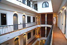 Treppenhaus vom Hotel La Residence