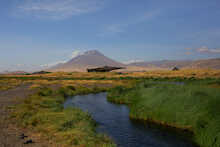 Flusslauf am Lake Natron Camp