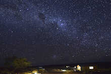Der Sternenhimmel über dem Namib Dune Star Camp