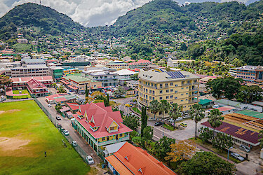 Victoria aus der Vogelperspektive