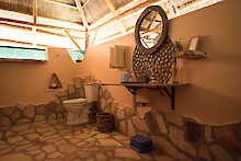 Badezimmer in der Murchison River Lodge