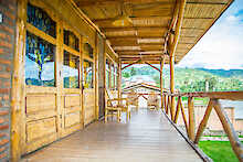 Veranda des Paradise Malahides