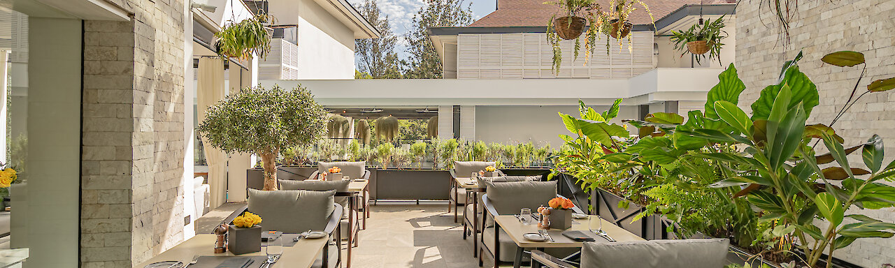 Kwetu Hotel Nairobi Terrasse