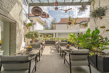 Kwetu Hotel Nairobi Terrasse