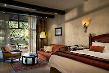 Doppelzimmer in der Kwa Maritane Bush Lodge