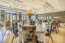 Restaurant der Shepard's Tree Game Lodge