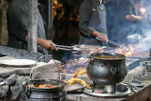 Essenszubereitung in der Ivory Tree Game Lodge