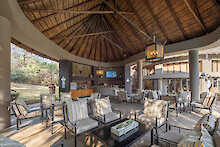 Lounge der Ivory Tree Game Lodge