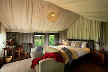Doppelbett im Lemala Ngorongoro Tented Camp