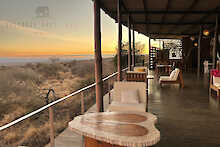 Terrasse des Elephant Gorge Camps