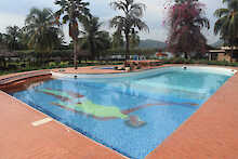 Der Pool des Afrikiko River Front Resorts