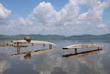 Am See beim Cocoa Village Guesthouse