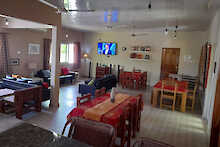 Restaurant der Little Afrika Lodge