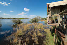 Jackalberry Chobe Camp Blick auf Chobe