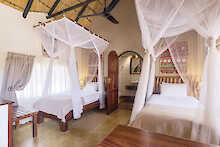 Hobatere Lodge zwei Einzelbetten