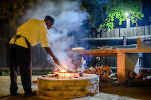 Grillabend in der Needles Safari Lodge