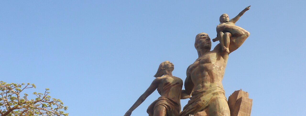 Afrikan Renaissance Monument in Dakar