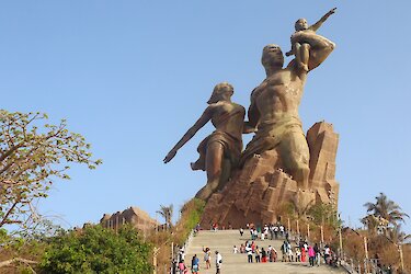 Afrikan Renaissance Monument in Dakar