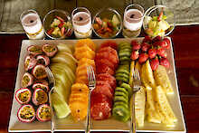 Obst in beim Buffet in der Ilala Lodge