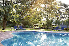 Der Pool in der Pioneers Lodge