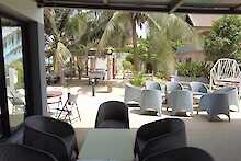 Terrase direkt am Meerblick Hotel Phenix