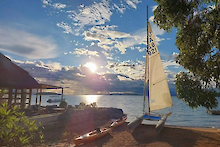 Segelboot am Tanganyika-See