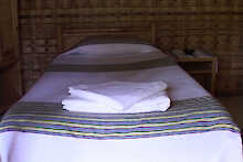 Zweibettzimmer der Aregash Lodge