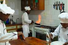 Küchenpersonal des Karibu Guesthouse