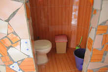 Badezimmer des Hand in Hand Guesthouses