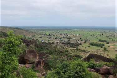Herrlicher Ausblick auf die weite Landschaft
