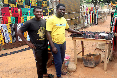 Adinkra Village in Kumasi in Ghana