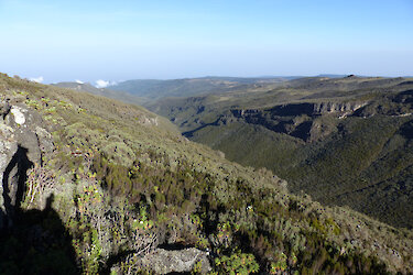 Sicht vom Mount Elgon