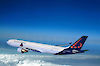 Brussels Airlines Flugzeug in der Luft