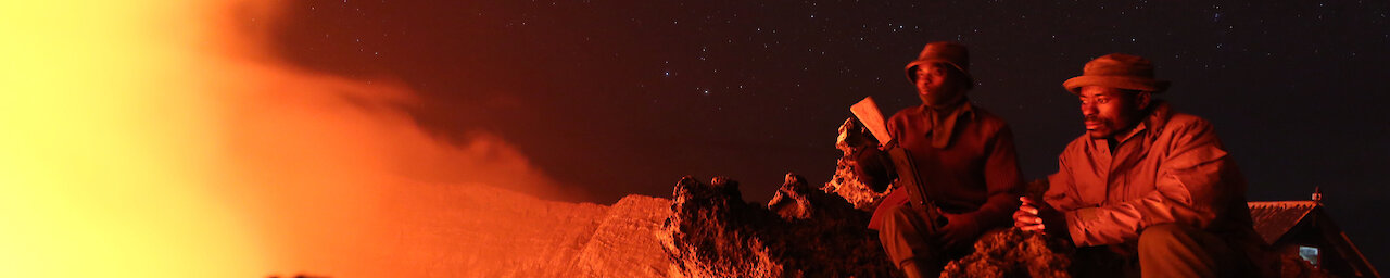 Ranger am Nyiragongo-Vulkan