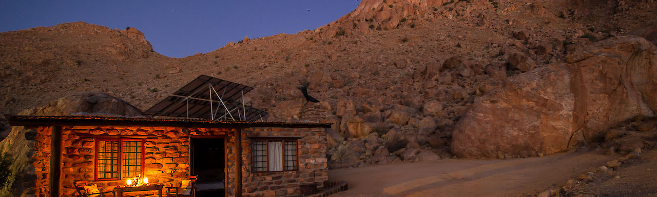 Eagles Nest der Canyon Lodge bei Nacht