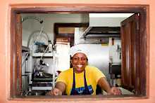 Köchin des Blue Oyster Hotels