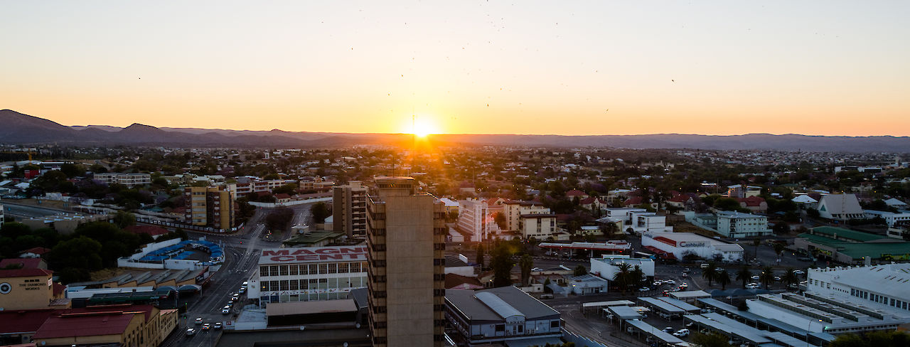 Sonnenaufgang in Windhoek