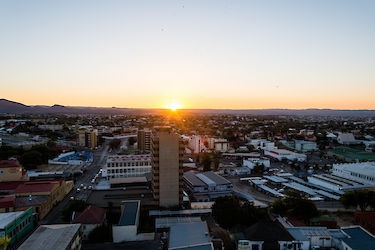 Sonnenaufgang in Windhoek