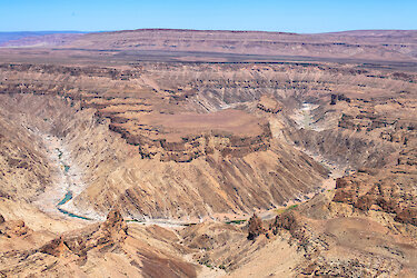 Der Fish-River-Canyon von oben