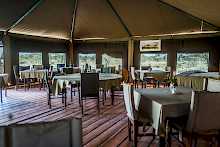 Restaurant im Ang&#8217;ata Serengeti Camp