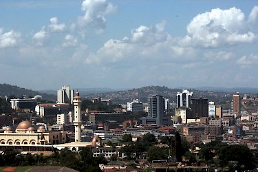 Skyline von Kampala