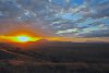 Sonnenaufgang über dem Camp