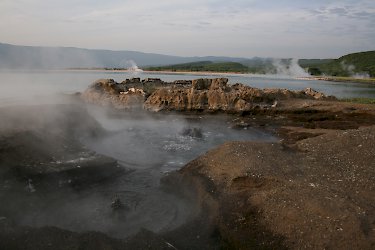 Heiße Quellen am Bogoriasee