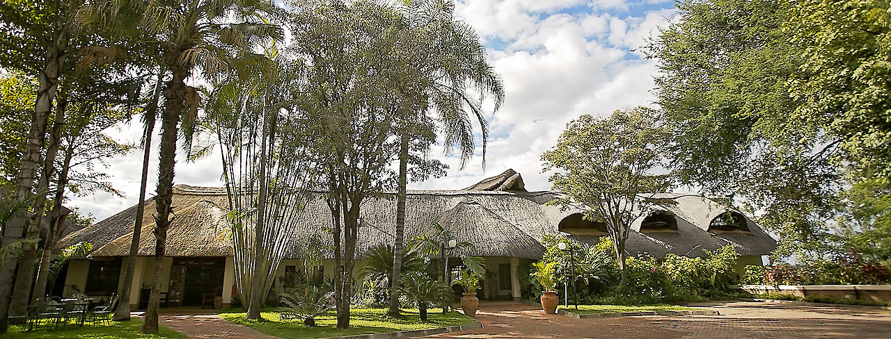 Eingangsbereich der Ilala Lodge
