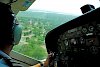 Anflug im Selous-Wildreservat