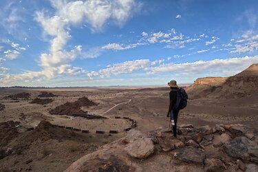 Wanderer am Fish-River-Canyon