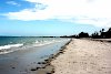Traumhafter Sandstrand bei wunderschönen Wetter in Tanga