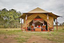 Zeltmodell im Kenzan Mara Tented Camp