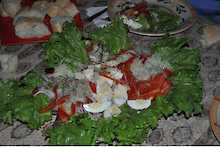 Gericht im Restaurant der Eco Benin Lodge Possotome